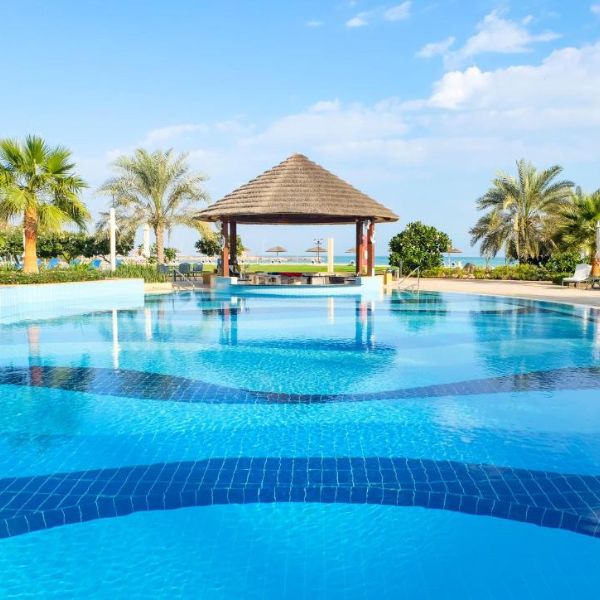 Danat Jebel Dhanna Resort front view
