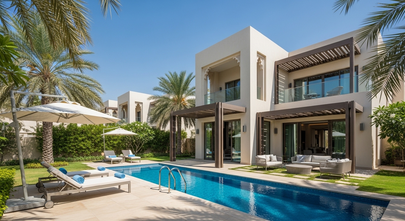 Spacious Villas in Dubai with Private Gardens and Pools