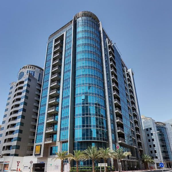 Abidos Hotel Apartment Al Barsha front view