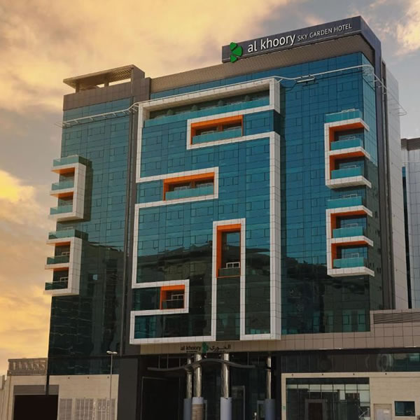 Al Khoory Sky Garden Hotel front view
