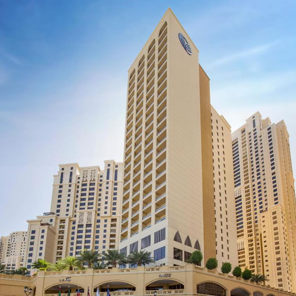 Amwaj Rotana, Jumeirah Beach - Dubai front view