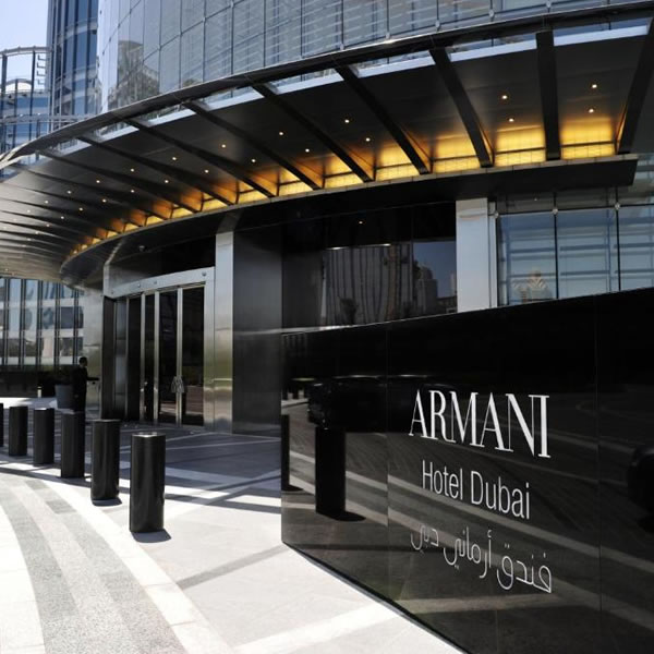 Armani Hotel Dubai front view