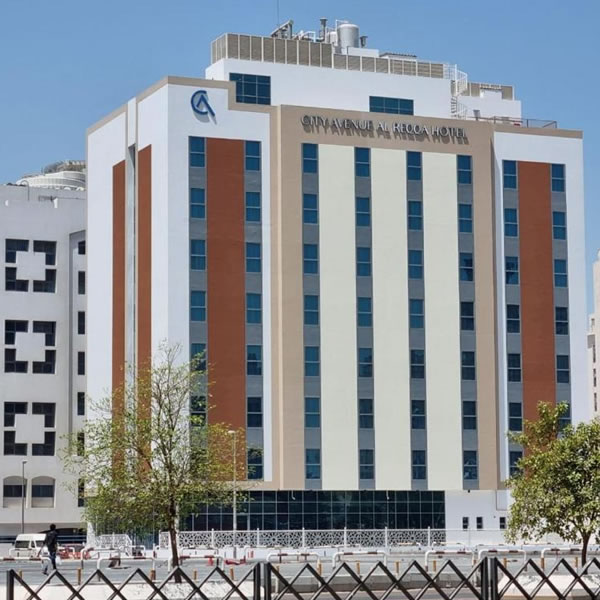City Avenue Al Reqqa Hotel front view