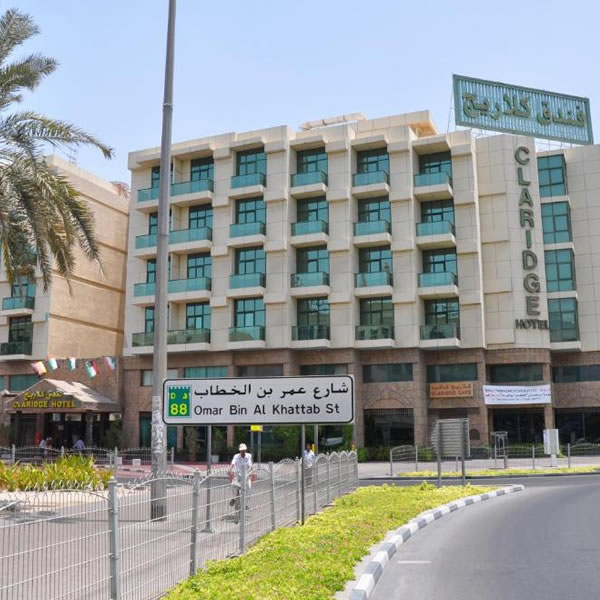 Claridge Hotel - Dubai front view