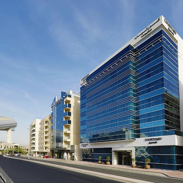 Courtyard by Marriott Dubai, Al Barsha front view