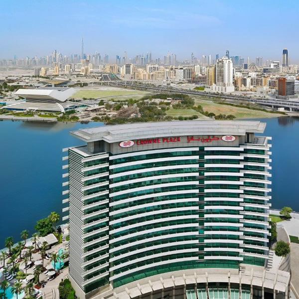 Crowne Plaza Dubai Festival City Mall, Waterfront front view