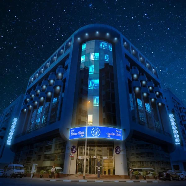 Delmon Hotel front view