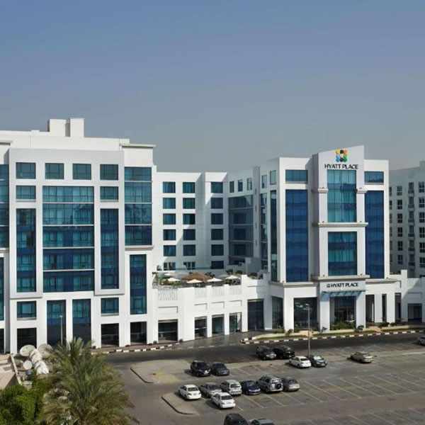 Hyatt Place Dubai Al Rigga Residences front view