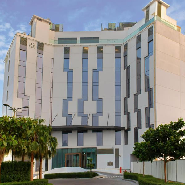 IntercityHotel Dubai Jaddaf Waterfront front view