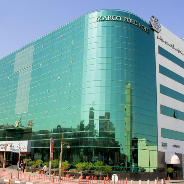 Marco Polo Hotel front view