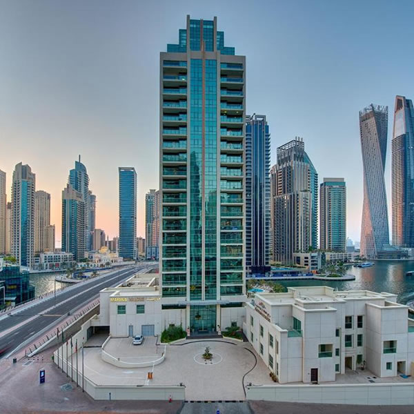 Marina Hotel Apartments front view