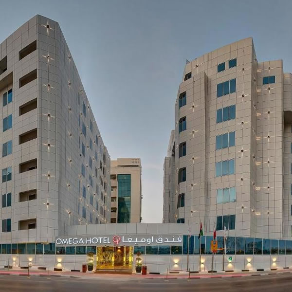Omega Hotel Dubai front view