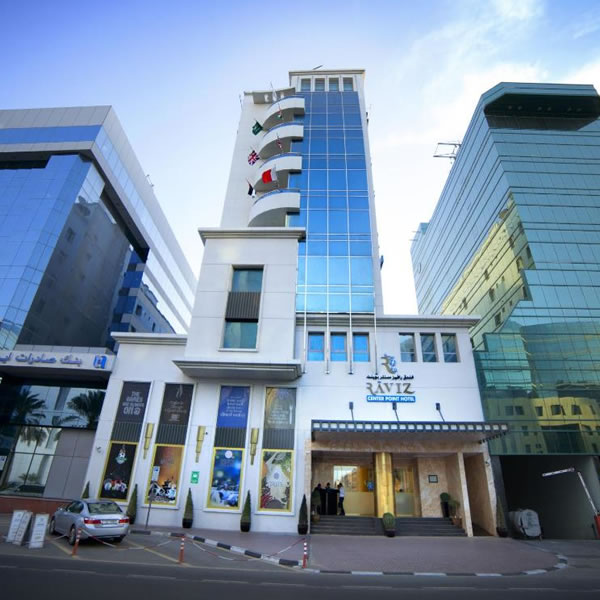 Raviz Center Point Hotel front view