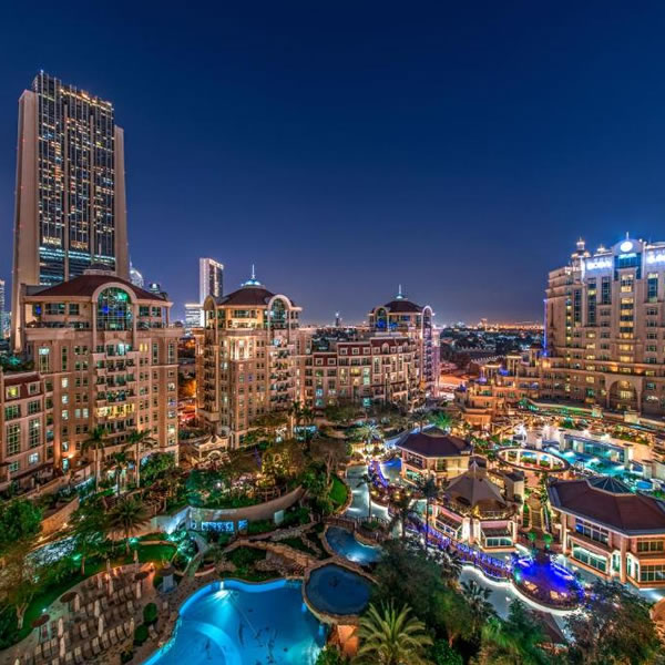 Roda Al Murooj Residences front view