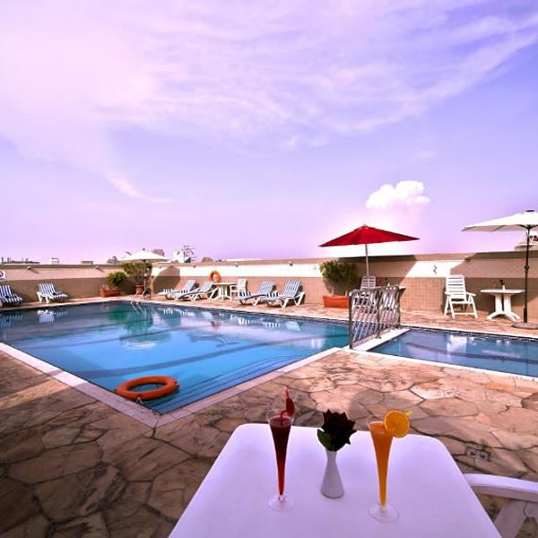 Rose Garden Hotel Apartments - Bur Dubai front view