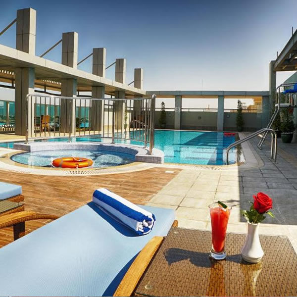 Rose Park Hotel Al Barsha front view