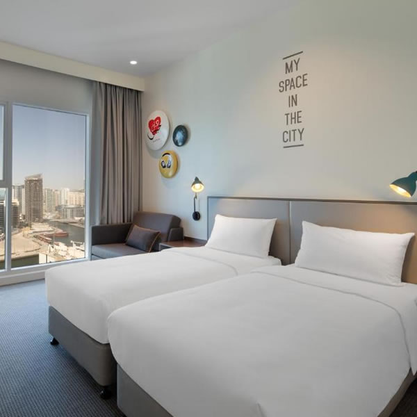 Rove Dubai Marina front view