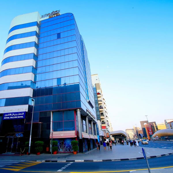 Royal Falcon Hotel front view