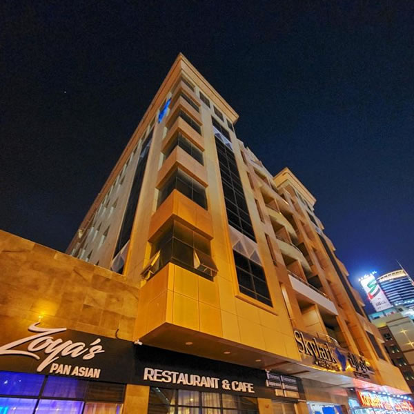 Skylark Hotel Apartments AL Barsha front view