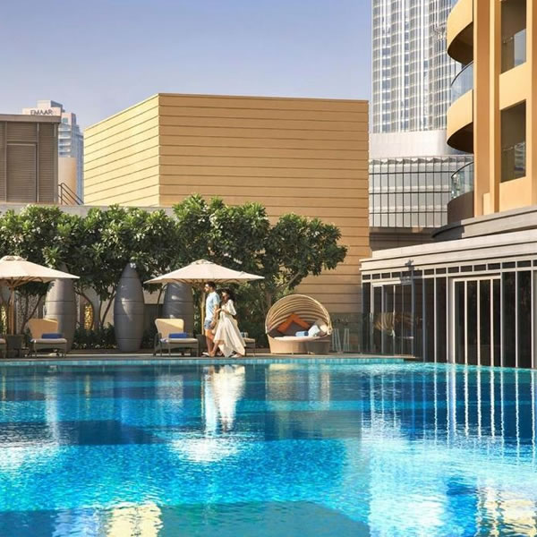 The S Holiday Homes- 1 Bedroom and Studio Apartments at The Address Dubai Mall front view