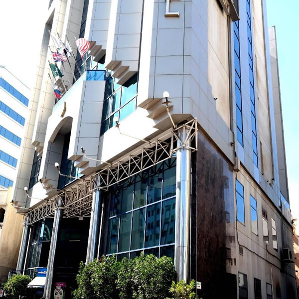 York International Hotel front view