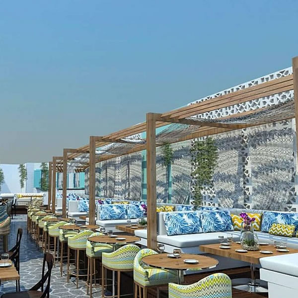 Dubai Marine Beach Resort & Spa front view