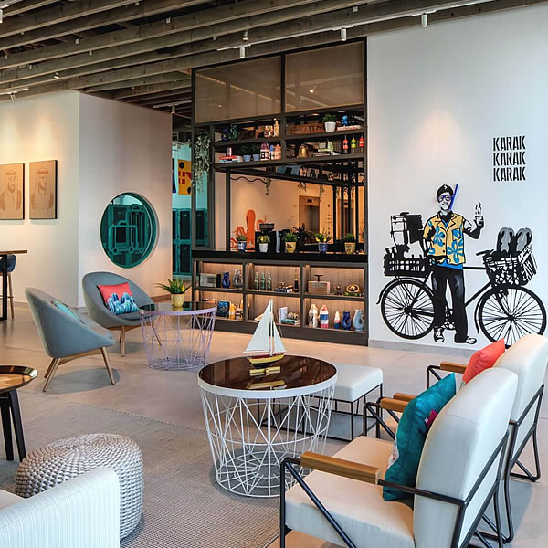 Rove La Mer Beach, Jumeirah front view